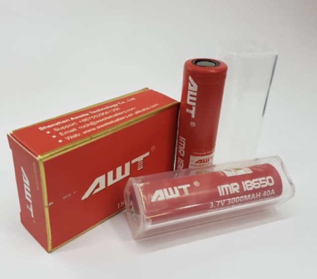 ถ่านชาร์จ-awt-imr18650-3000mah-แพคคู่-2-ก้อน-ของแท้-ตรวจสอบ-code-ได้