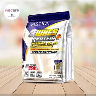 ภาพหน้าปกสินค้าVistra 3 Whey Protein Plus Vanilla 525กรัม (15ซอง) วิสทร้า 3 เวย์ โปรตีน พลัส สร้างกล้ามเนื้อ โปรตีนเข้มข้น ที่เกี่ยวข้อง