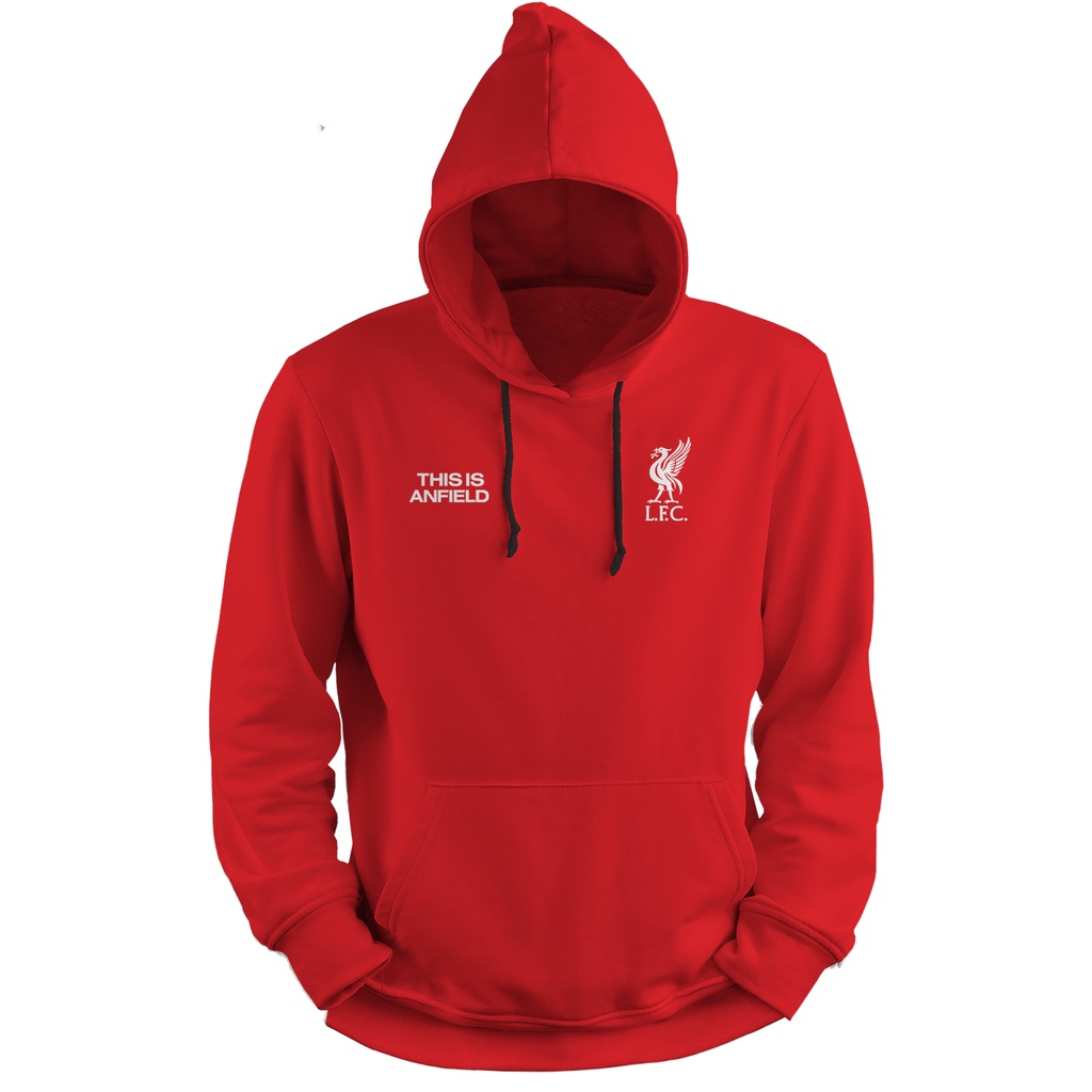 สกรีนเสื้อ-77design-พร้อมส่ง-เสื้อฮูด-เสื้อกันหนาวแดง-liverpool