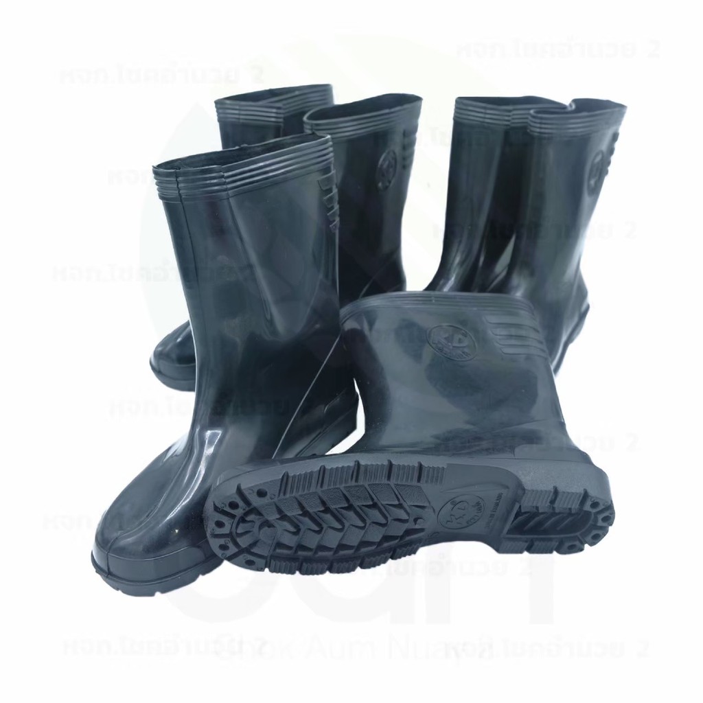 ภาพหน้าปกสินค้ารองเท้าบูท ตรา KD555 พื้นหนาอย่างดี รองเท้าบูทกันน้ำ บูททำสวน รองเท้าบูทยาง จากร้าน chockaumnuay2 บน Shopee