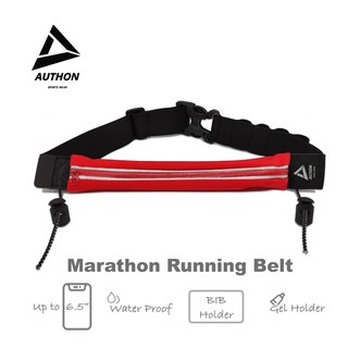 ภาพขนาดย่อของภาพหน้าปกสินค้ากระเป๋าคาดเอววิ่ง AUTHON Marathon Running Belt กระเป๋าวิ่ง กันน้ำ จากร้าน hnoonene บน Shopee ภาพที่ 4