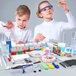 การทดลองวิทยาศาสตร์ของเด็กสนุกอุปกรณ์ของเล่นชุดโรงเรียนอนุบาลวัสดุทำด้วยมือ