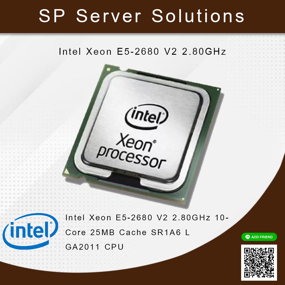Intel Xeon E5-2680 V2 2.80GHz 10-Core 25MB Cache SR1A6 LGA2011 CPU ...