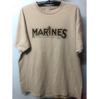 เสื้อยืดผ้าฝ้ายพิมพ์ลายคลาสสิก Marines United States T Shirt Size XXL(made in usa)