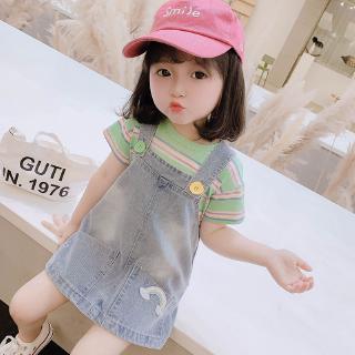 ชุดเด็กผู้หญิง ชุดเด็กผู้หญิงในช่วงฤดูร้อน 2020 ชุดเด็กทารกเกาหลีแขนสั้น