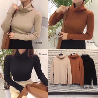 Knit Turtle Neck Top