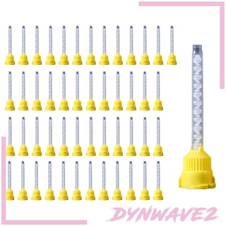 50x Dentistry Silicone Adhesive Mixing Nozzle Tip Mixer for Professional