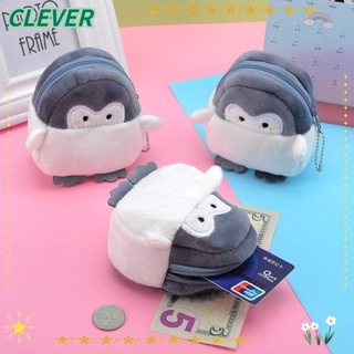 Clever New Fashion Cute Stuffed Penguin Keychain Case