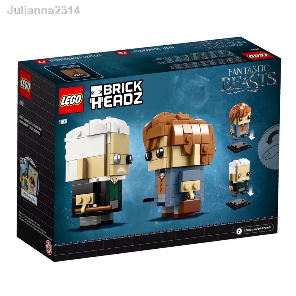 อุปกรณ┅∏41631 LEGO BrickHeadz Newt Scamander & Gellert Grindelwald Shopee Thailand