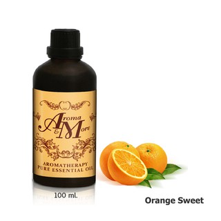 Aroma&amp;More Orange Sweet Essential Oil 100% / น้ำมันหอมระเหยส้มออเรนจ์ สวีท 100% Brazil 100ML