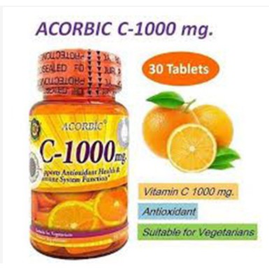 ภาพสินค้าACORBIC Aura Bio Vitamin C 1,000 mg(แท้100%) จากร้าน mee.mie.wonder.shop บน Shopee ภาพที่ 1