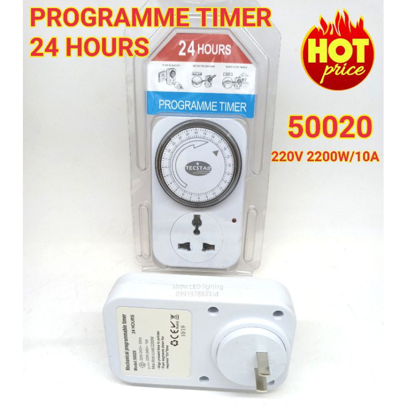 เครื่องตั้งเวลา-24-ชม-รุ่น-50020-timer-analogue-แบบปลั้ก-220v-2200w-10a-ตัวตั้งเวลาเปิดปิดอัตโนมัติ