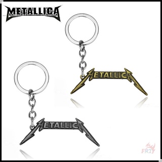 ✪ Metallica - พวงกุญแจวงร็อค โลหะหนัก ✪ จี้พวงกุญแจ เครื่องประดับ ของขวัญ 1 ชิ้น