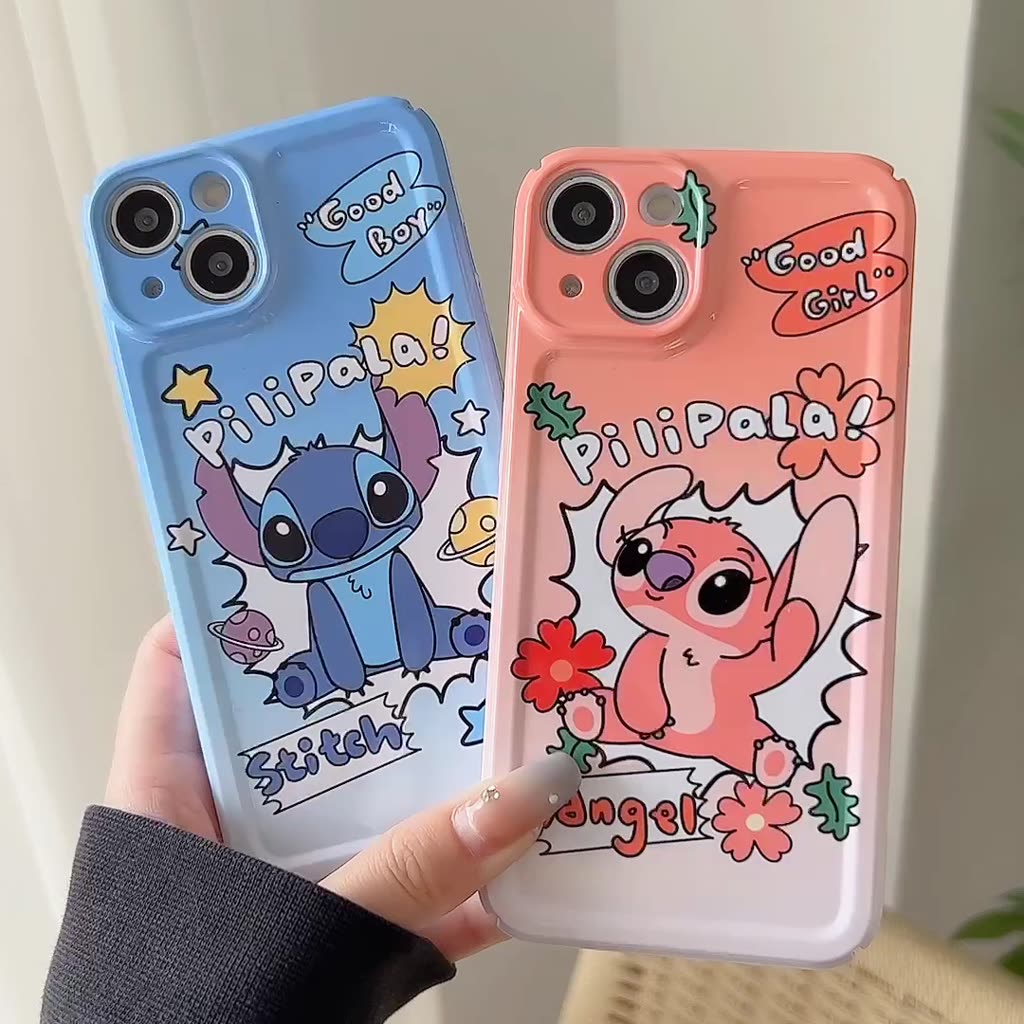 เคสโทรศัพท์มือถือ-ป้องกันฝุ่น-กันกระแทก-ลายดอกไม้-stitch-แฟชั่น-สําหรับ-iphone-11-13-pro-max-12-14-pro-max