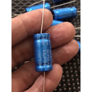 3.3UF/100V. capacitor ตัวเก็บประจุ ลำโพง บลูทูธdiyแหลม ตัวเก็บประจุแบ่งความถี่ ตัวเก็บประจุ