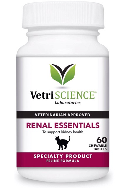 วิตามินบำรุงไตแมว-vetriscience-แบบเม็ด-renal-essentials-นำเข้าจาก-usa