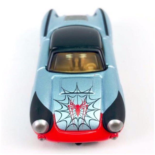 แท้-100-จากญี่ปุ่น-โมเดล-รถสไปร์เดอร์แมน-takara-tomy-tomica-car-motors-marvel-tune-evo-3-0-bullet-shot-2000-spider-man