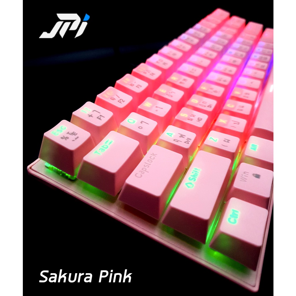 ภาพสินค้าคีย์บอร์ดเกมมิ่ง MK-61 MK-68 MK61 Pro MK-02 Pro Compact Outemu Switch Mechanical Keyboard Tsunami คีย์บอร์ด เกมมิ่ง จากร้าน iceenffear บน Shopee ภาพที่ 4