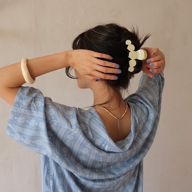 พร้อมส่ง-กิ๊บหนีบผมทรงวงกลม-9-cm