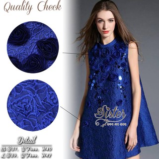 Blue Sparkling Gorgeous Dress