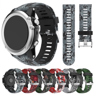 สายนาฬิกาข้อมือซิลิโคน 26 มม. สําหรับ Garmin Fenix 5X 5X Plus สําหรับ Garmin Fenix 3 3 HR Smart Watch Band