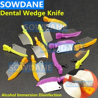 Dental Wedge Knife Teeth Gap Orthodontic Assisted Occlusion Tool Dental consumables materials protector Interdental refi