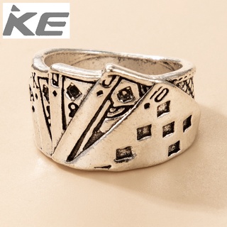 Single Ring Shark Fox Geometric Vintage Silver Boss Ring for girls for women low price
