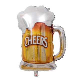ลูกโป่งแก้วเบียร์ Beer cheers balloon  ขนาด 90×45cm