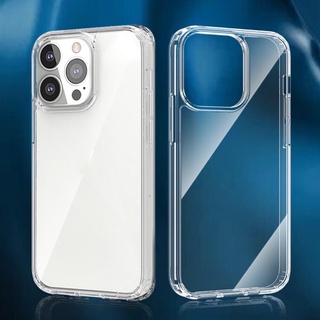 ภาพขนาดย่อสินค้าเคสใส สำหรับ iPhone รุ่นใหม่ล่าสุด  TPU+PC  เคสกันกระแทก รุ่น 15/14 Pro Max 13/12/11 pro/11/XS Max/XR/X 8/ 7 Plus