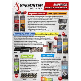 สารเพิ่มประสิทธิภาพเครื่องยนต์ Speedster