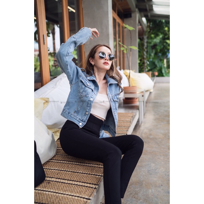 jacket-jean-ทรงมินิ-แจ๊คเก็ต-vshopbrand-code-9981