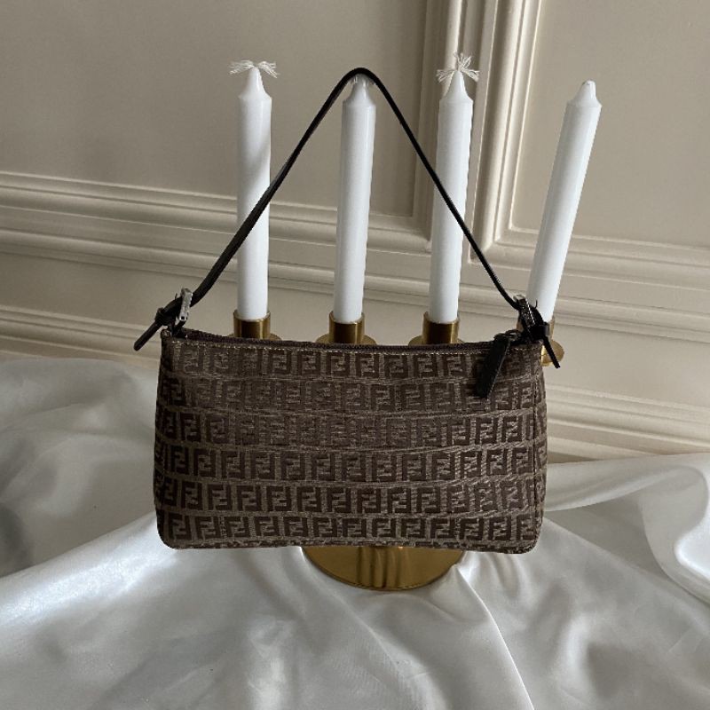 Used Fendi Pochette Vintage Shopee Thailand
