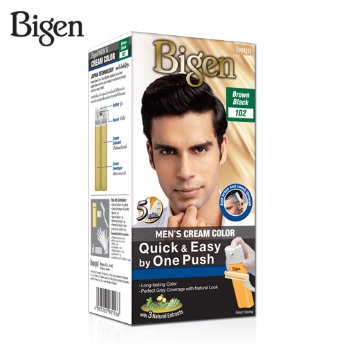 bigen-mens-one-push-ครีมเปลี่ยนสีผมผู้ชาย