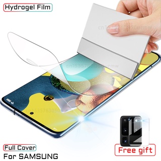 Samsung Galaxy Full Cover Screen Protector Clear Film with Camera Lens Protector Glass for Note 20 S20 S21 Ultra S20 FE S10 S8 S9 S21 Plus Note 8 9 10 Plus A72 A52 A32 A02s A12 A10s A20s A30s A21s A10 A20 A30 A50 A50s A70 A01 A11 A31 A51 A71 M31 4G 5G