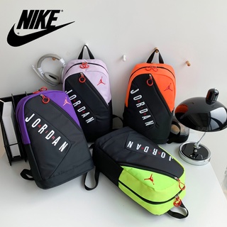 Air Jordan Backpack กระเป๋าเป้สะพายหลังกีฬาลำลองความจุขนาดใหญ่สำหรับผู้ชายและผู้หญิงกระเป๋านักเรียน