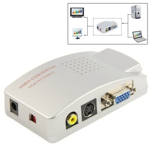 Universal Converter PC VGA to TV AV RCA Signal adapter Converter ตัว ...