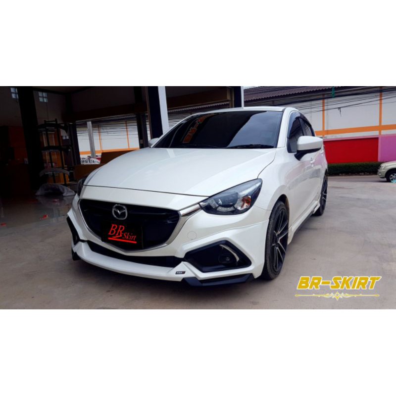 ขายแยก-สเกิร์ตหน้า-1-ชิ้น-mazda2-2015-2019-ideo-พร้อมทำสี