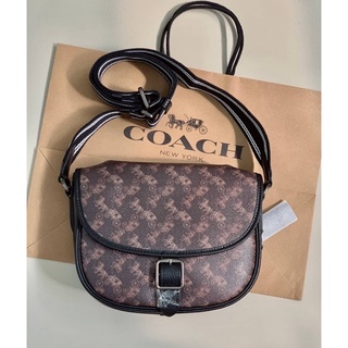 COACH HITCH CROSSBODY WITH HORSE AND CARRIAGE PRINT
