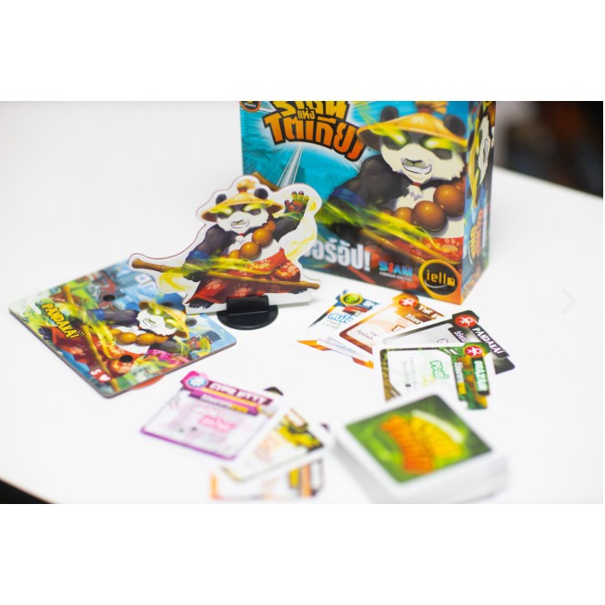 ของแท้-ราชันแห่งโตเกียว-พาวเวอร์อัพ-ภาคเสริม-king-of-tokyo-power-up-expansion-board-game-siam-board-game