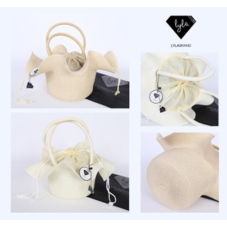 "LYLABRAND""  🔔 HAT WOVEN BUGKET 🔔