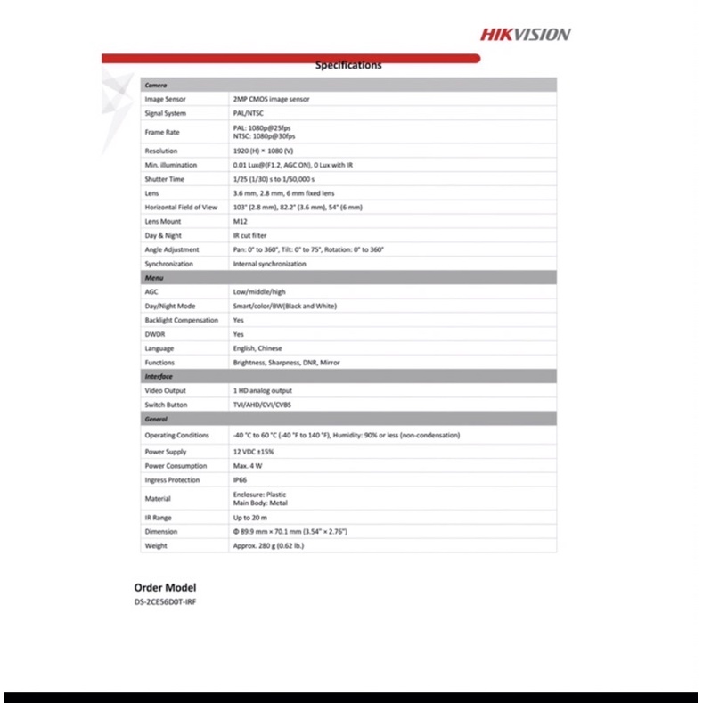 กล้องวงจรปิด-hikvision-ds-2ce56d0t-irf-2-8mm-รับประกัน-3-ปี