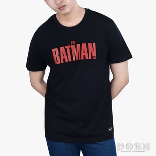 DOSH MENS T-SHIRTS BATMAN 2022 เสื้อยืดคอกลม แขนสั้น ผู้ชาย DBMT5274-BL