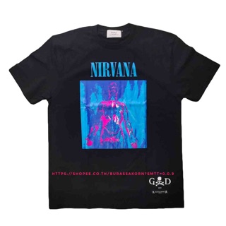 เสื้อยืดสีขาวเสื้อยืด NIRVANA Sliver x mastermind x fear of god