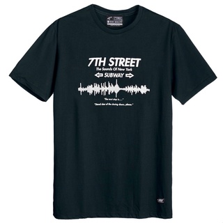 เสื้อยืดผ้าฝ้ายพิมพ์ลายขายดี ❁❖❐7th Street เสื้อยืด รุ่น FSB006 ( สีกรมท่า )