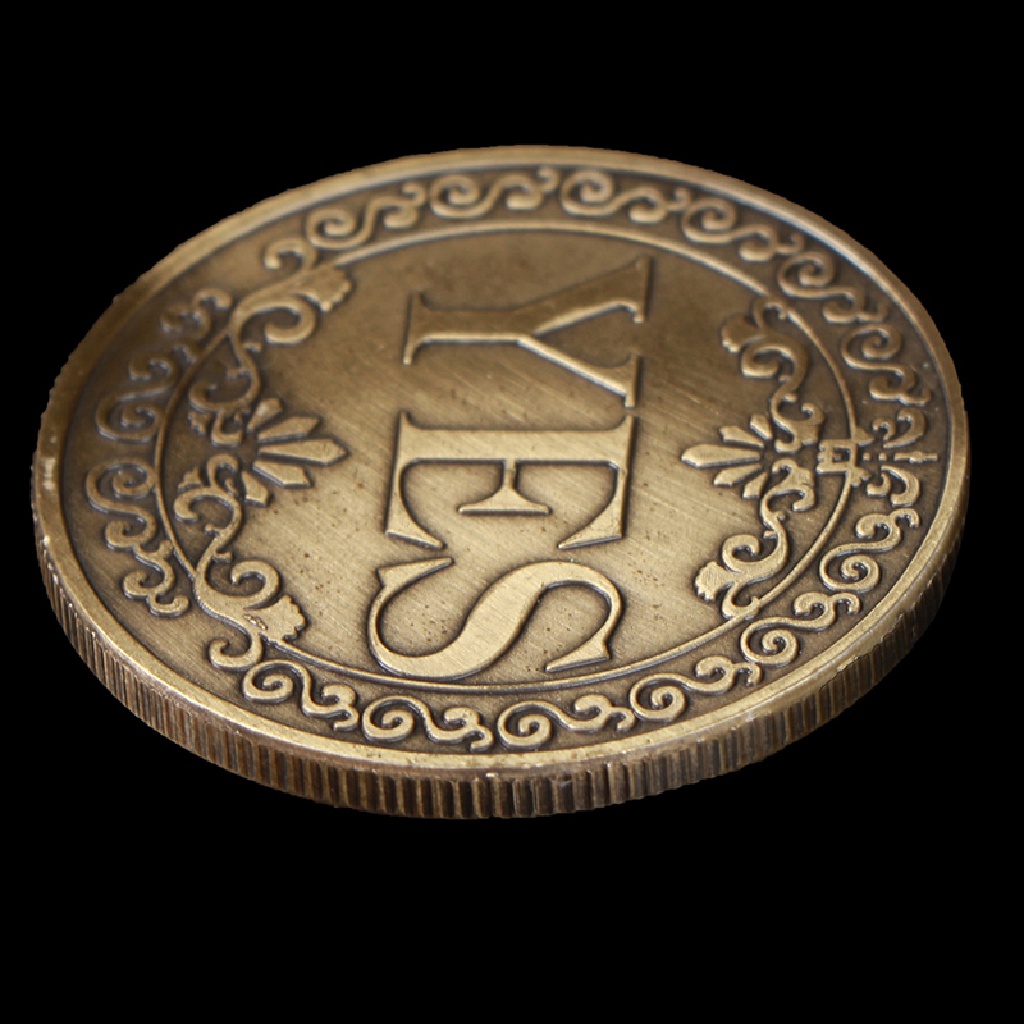 ภาพหน้าปกสินค้าYes or No Lucky Decision Coin Bronze Commemorative Coin Retro Collection Gift COD จากร้าน valley.th บน Shopee