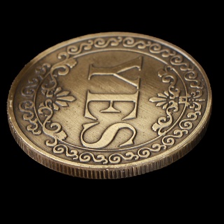 ภาพขนาดย่อของภาพหน้าปกสินค้าYes or No Lucky Decision Coin Bronze Commemorative Coin Retro Collection Gift COD จากร้าน valley.th บน Shopee