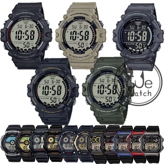 สินค้า CASIO ของแท้ รุ่น AE-1500WH AE-1100W AE-1200WH AE-1300WH AE-1400WH นาฬิกาชาย สายเรซิ่น ประกัน1ปี AE AE1500 AE1200 AE1100