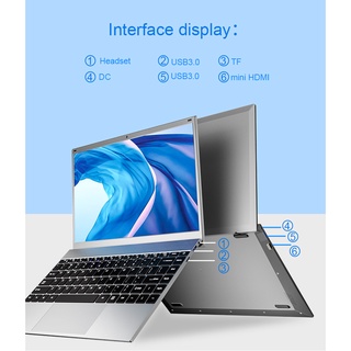 ภาพขนาดย่อของภาพหน้าปกสินค้าโน๊ตบุ๊ค 14 นิ้ว ยี่ห้อใหม่ Intel 11th 6GB RAM 128GB/256GBSSD Windows10pro laptop โน๊ตบุ๊คเกมมิ่ง notebook โน้ตบุ๊ค จากร้าน baobeii123 บน Shopee