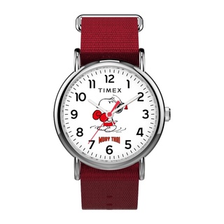 ภาพหน้าปกสินค้าTimex TWLB54100  MUAYTHAI PEANUTS นาฬิกาข้อมือ Unisex สีแดง ที่เกี่ยวข้อง