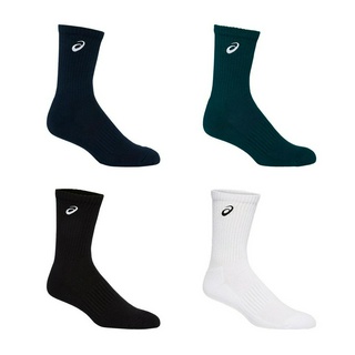 Asics ถุงเท้าเทนนิส Cotton Crew Socks (4สี)